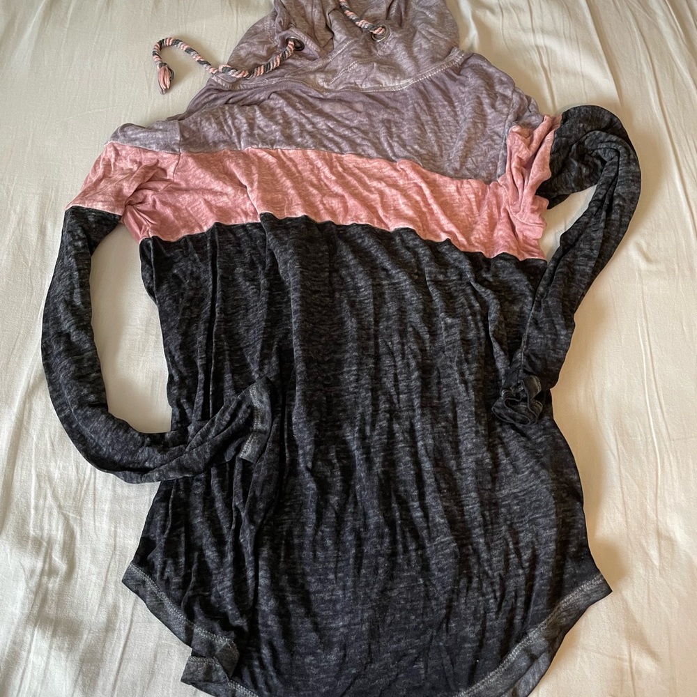 Color block hoodie
